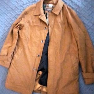 Pendleton Men's Winter Coat, size XL/TG Tan/Green/Brown inside liner.